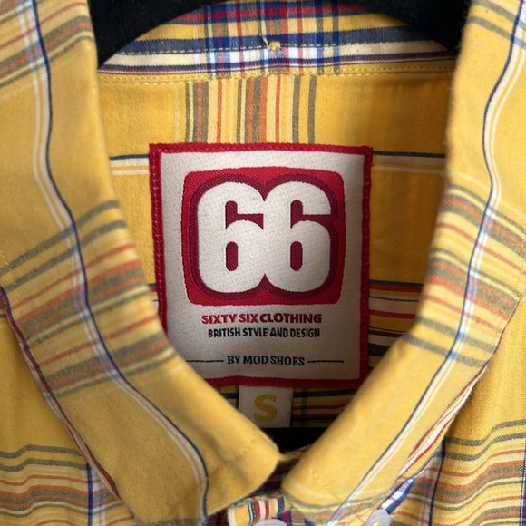 Men’s Mod Shoes 66 short sleeve button down shirt - Picture 2 of 5